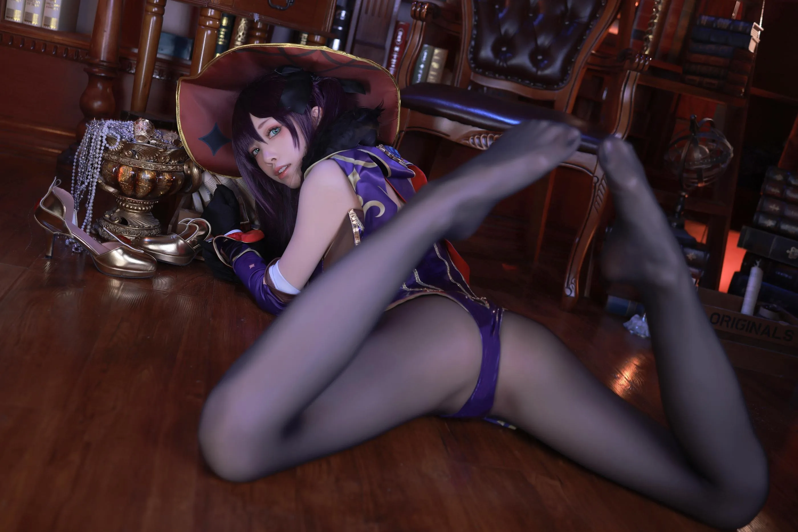 水淼Aqua – NO.120 原神莫娜 [75P]插图8